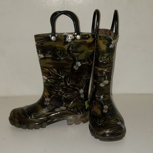 Camo Rubber Rain Boots